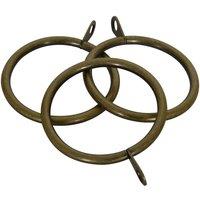 28mm Modo Prospect 6 Pack of Rings Antique Brass