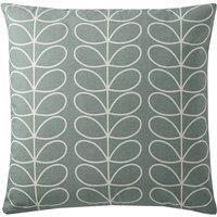 Orla Kiely Small Linear Stem Filled Cushion 50cm x 50cm Duck Egg