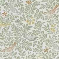 Clarke & Clarke Bird Song Fabric Autumn
