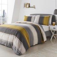 Fusion Betley Duvet Cover Bedding Set Ochre