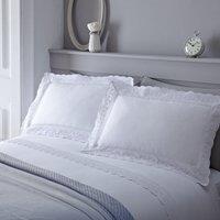 Serene Renaissance Duvet Cover Bedding Set White