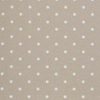 Clarke & Clarke Dotty Fabric Taupe