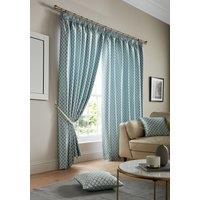 Cotswold Lined Ready Made Pencil Pleat Curtains Teal