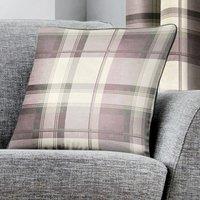 Fusion Balmoral Check Filled Cushion 43cm x 43cm Blush