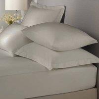 Appletree Boutique Plain Dye Deep Bed Linen Fitted Sheet Silver