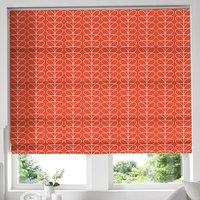 Orla Kiely Linear Stem Made to Measure Roman Blind Tomato