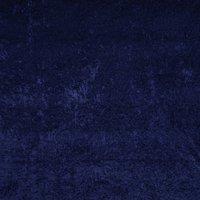 Heavy Crushed Bonded Velvet Fabric Royal Blue