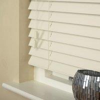 50mm Wood Essence Wooden Venetian Made To Measure Blind Fine Grain Mirage Parchment