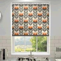 Orla Kiely Rosebud Made to Measure Roller Blind Orange