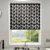 Orla Kiely Owl Made to Measure Roller Blind Graphite