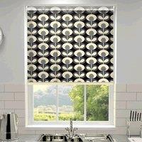 Orla Kiely Oval Flower Made to Measure Roller Blind Cool Grey