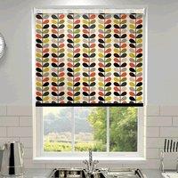 Orla Kiely Multi Stem Made to Measure Blackout Roller Blind Tomato