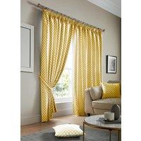 Cotswold Lined Ready Made Pencil Pleat Curtains Ochre