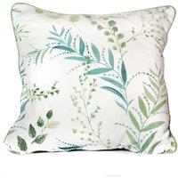 Fusion Fernworthy Filled Cushion 43cm x 43cm Green