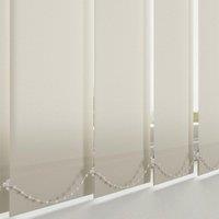 Plain PVC Blackout Made to Measure Vertical Blind Linen