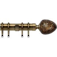 Alexia 28mm Curtain Pole Antique Brass
