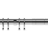 Aspect 28mm Curtain Pole Satin Silver