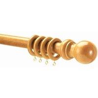 28mm County Wood Curtain Pole Light Ash