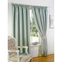 Sicily Lined Ready Made Pencil Pleat Curtains Duck Egg Blue