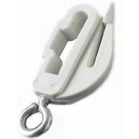 Harrison White Drape End Stop White