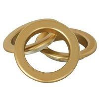 Matt Gold Eyelet Ring Matt gold