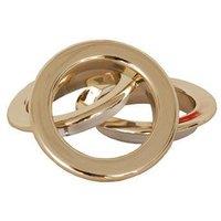 Shiny Gold Eyelet Rings Shiny Gold