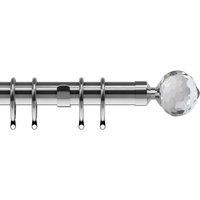 28mm Bella Curtain Pole Chrome