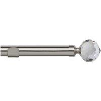 Bella 28mm Eyelet Curtain Pole Satin Silver