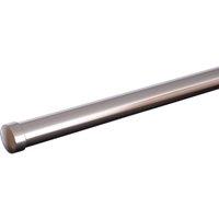 28mm End Cap Curtain Pole Chrome