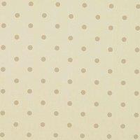 Clarke & Clarke Dotty Fabric Natural