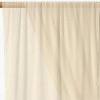 Charlotte Voile Curtain Fabric Cream