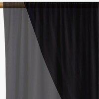 Organza Fabric Black