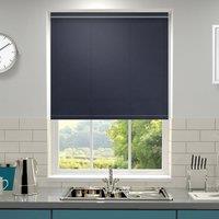 Kensington Plain Made to Measure Roller Blind Indigo