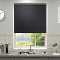 Kensington Plain Made to Measure Roller Blind Noir