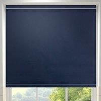 Plain PVC Made to Measure Blackout Roller Blind Marine