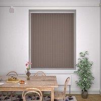 Kensington Plain Made to Measure Vertical Blind Havana