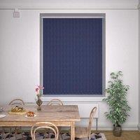 Kensington Plain Made to Measure Vertical Blind Indigo