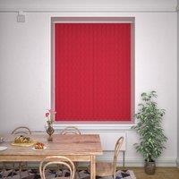 Kensington Plain Made to Measure Vertical Blind Scarlet