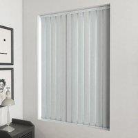 Plain PVC Blackout Made to Measure Vertical Blind Grey