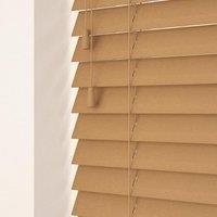 50mm Primary Wood Wooden Venetian Made To Measure Blind Medium Oak