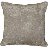 Velvet Filled Cushion 50cm x 50cm Stone