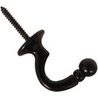 Palma Tie Back Hook Black Pair