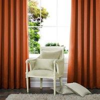 Satin Made to Measure Curtain Orange