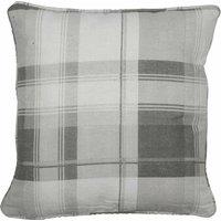 Fusion Balmoral Check Filled Cushion 43cm x 43cm Slate