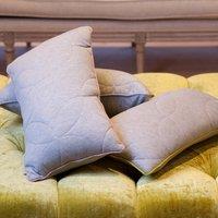 Leo Boudoir Filled Cushion 28cm x 58cm Grey Blush