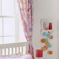 Unicorn Ready Made Lined Curtains 66'' x 72'' Pink