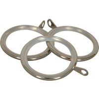 28mm Nikola Lined Ring (Pk 8) Chrome
