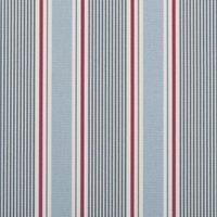 Clarke & Clarke Sail Stripe Fabric Marine