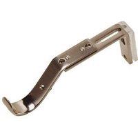 Poles Apart Bay Bracket Satin Silver