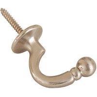 Palma Tie Back Hook Satin Silver